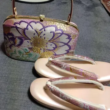 꽃무늬 일본 의류용 백 조리 세트 LL 사이즈