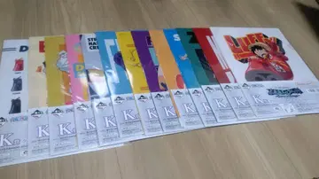 원피스 제일복권 미래섬 에그헤드 클리어 파일 & 스티커 전 13종 세트