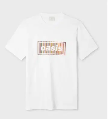 Paul Smith x Oasis 시그니처 스트라이프 로고 T셔츠