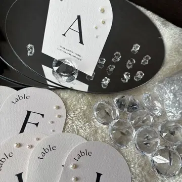 결혼식 2차 테이블 넘버 세트