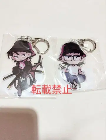 랏다의 가게 레더 요지로 아크릴 키링 2개 세트 f