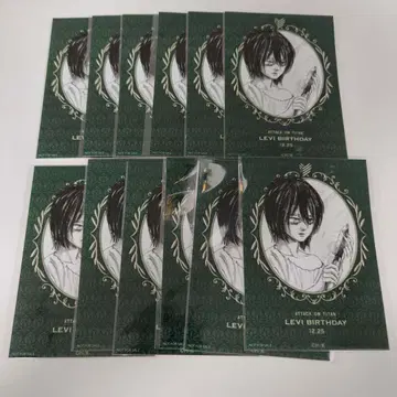 진격의 거인 리바이 anique 구매 혜택 12장 세트