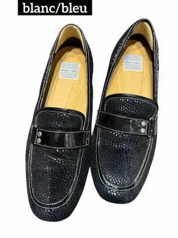 1회만 사용 blanc/bleu 37 1/2EE 일본제 로퍼