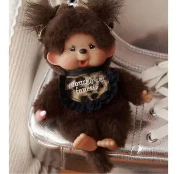 [ monchhichi x jouetie ] 레오파드 키체인
