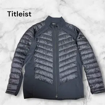 타이틀리스트 골프웨어 퀼팅 다운 자켓 XL 블랙