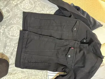 블랙 데님 자켓 M 사이즈