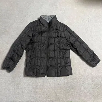 블랙 다운 자켓 L 사이즈
