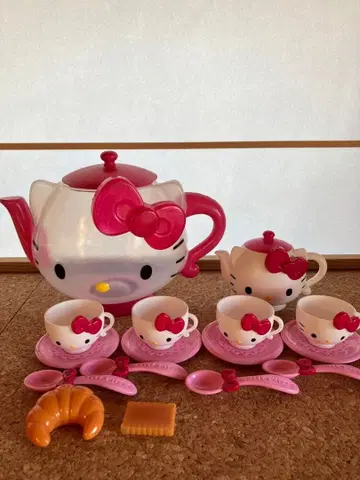 헬로키티 미니 찻주전자 세트 소꿉놀이 세트