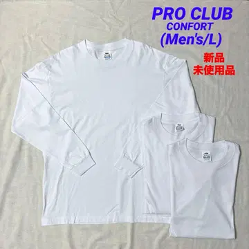 [ PRO CLUB ] 남성용 무지 티셔츠 3장 세트(Men's/L)