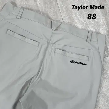 [ 테일러메이드 ] 롱팬츠 88 LL 사이즈 그레이 러버 로고 남성용
