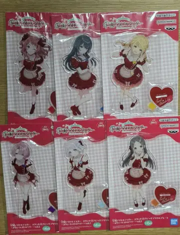 학마스 스탠드 포함 빅 아크릴 플레이트 스위트 스트로베리