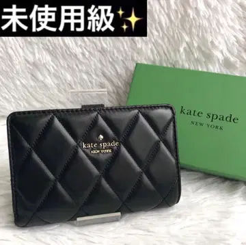 지갑 여성용 이단 접이식 퀼팅 kate spade 케이트 스페이드