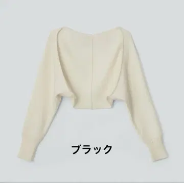 FOXEY BOUTIQUE SERENA 캐시미어 실크 볼레로 블랙