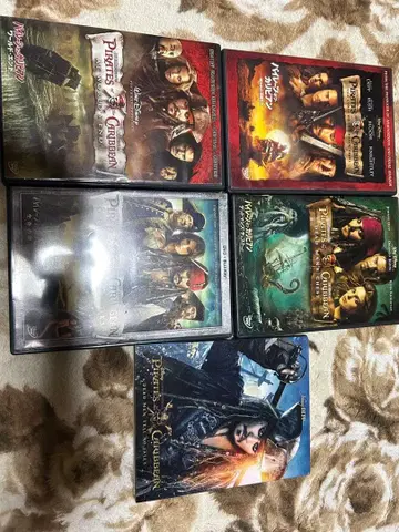 캐리비안의 해적 DVD 5장 세트