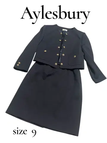 앨리스버리 네이비 스커트 수트 세레모니 셋업 포멀