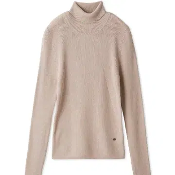 fray i.d 세미 시어 울 실크 립 터틀