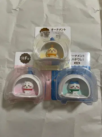 애니마이 복권 F상 오너먼트 3개 세트