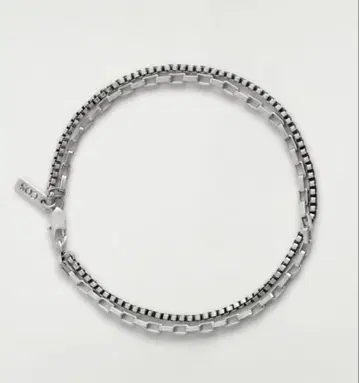 COS 더블 체인 브레이슬릿