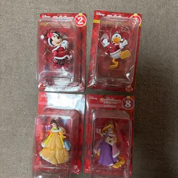 디즈니 크리스마스 시리즈 피규어 4개 세트