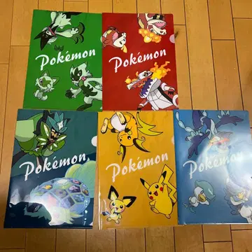 포켓몬 클리어 파일 5장 세트 (낱개 판매 가능)