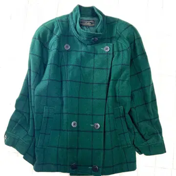 레리안 루즈핏 블루종 코트 울 레트로