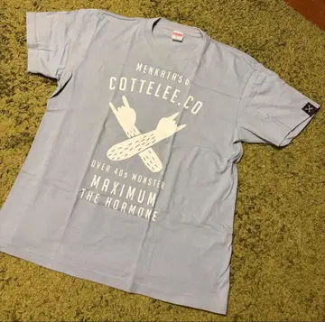 맥시멈 더 호르몬 40대 괴물 티셔츠 카마트 블루 L 사이즈