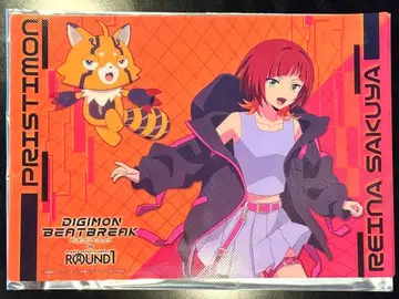 사쿠야 레나 B4 플라스틱 매트 라운드 원 디지몬