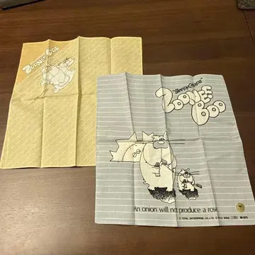 쇼와 레트로 손수건 캐릭터