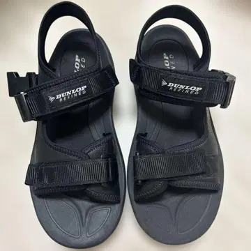 DUNLOP 블랙 스포츠 샌들 새상품급