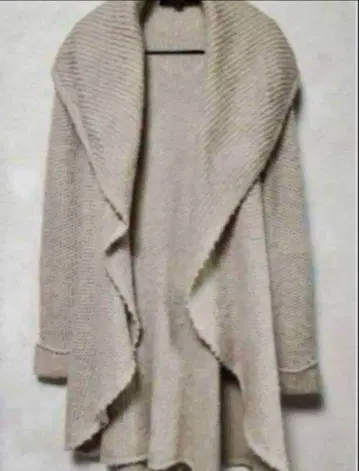 MATERIA 알파카 혼방 롱 가디건 코디 가디건 마테리아