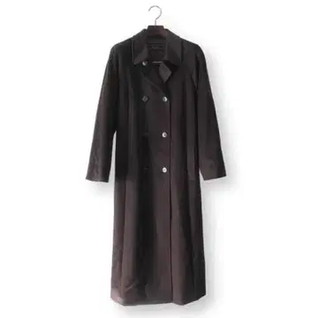 [ 새상품급 ] 레리안 캐시미어100% 롱 코트 9 M 다크 브라운