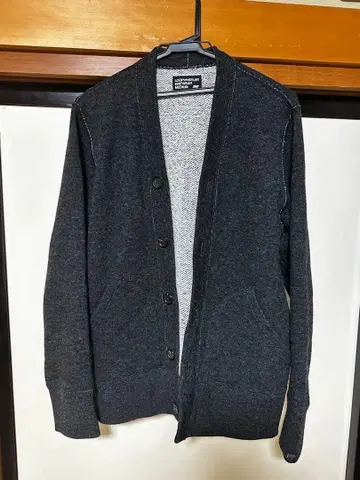LOOPWHEELER 다크 그레이 가디건 M 루프 휠러