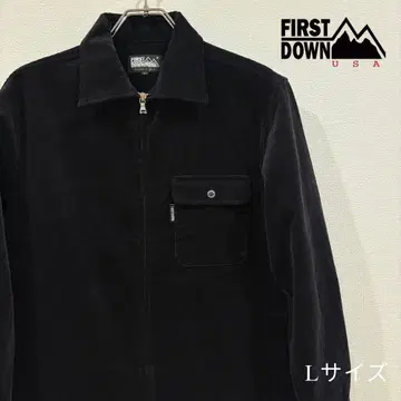 FIRST DOWN 퍼스트다운 코듀로이 자켓 L 90s 블랙