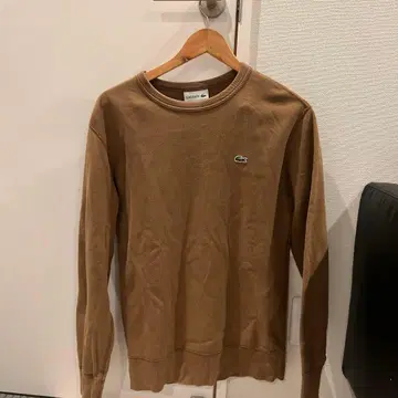 Lacoste 브라운 크루넥 트레이닝복