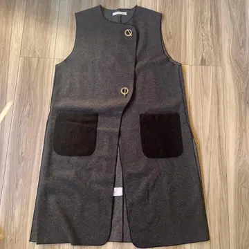 제나 Jena 롱 베스트 그레이