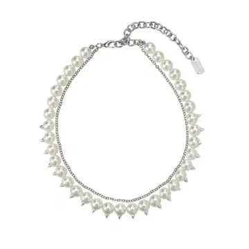 PEG LEG 페그레그 펄 목걸이 체인