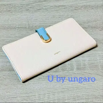 U by ungaro 장지갑 베이지/블루