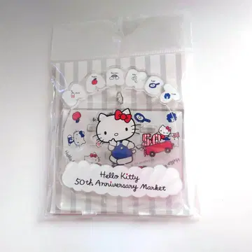 키티 50주년 흔들흔들 아크릴 스탠드 한정품