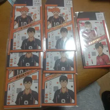 하이큐!! 카게야마 토비오 카드 6장 세트 덤 포함