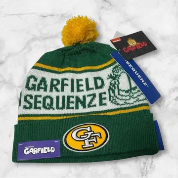 컨디션 최상 SEQUENZ GARFIELD 봉봉 니트 모자 니트 캡