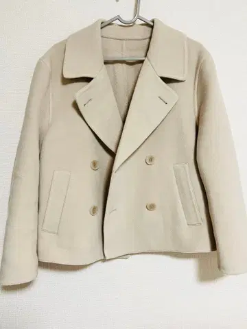 유니클로 더블 페이스 숏코트 릴랙스 핏 S