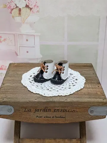 리카짱과 네오 브라이스의 귀여운 가죽 인형용 부츠 신발 핸드메이드