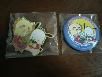 치이카와 산리오 시사 포차코 캔뱃지 핀즈 컬렉션