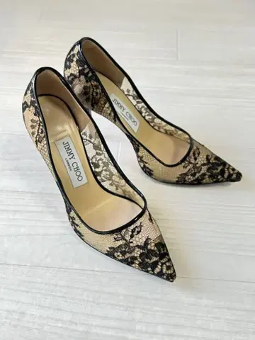 JIMMY CHOO 레이스 펌프스 힐
