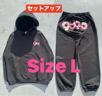 9090 90 로고 오리지널 후드 셋업 L