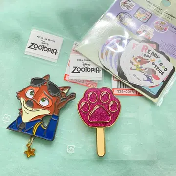 시마무라 주토피아 2 닉 아이스 브로치 증정 씰 세트