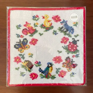 [ 미개봉 새상품 ] FEILER 참참하이디 손수건 화이트