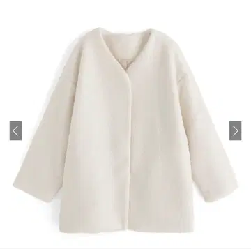 GRL fo1779 샤기 노카라 코트