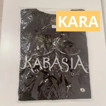 KARASIA 블랙 T셔츠 S KARA 20121st 재팬 투어