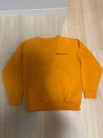 Champion 오렌지 맨투맨 M 상당